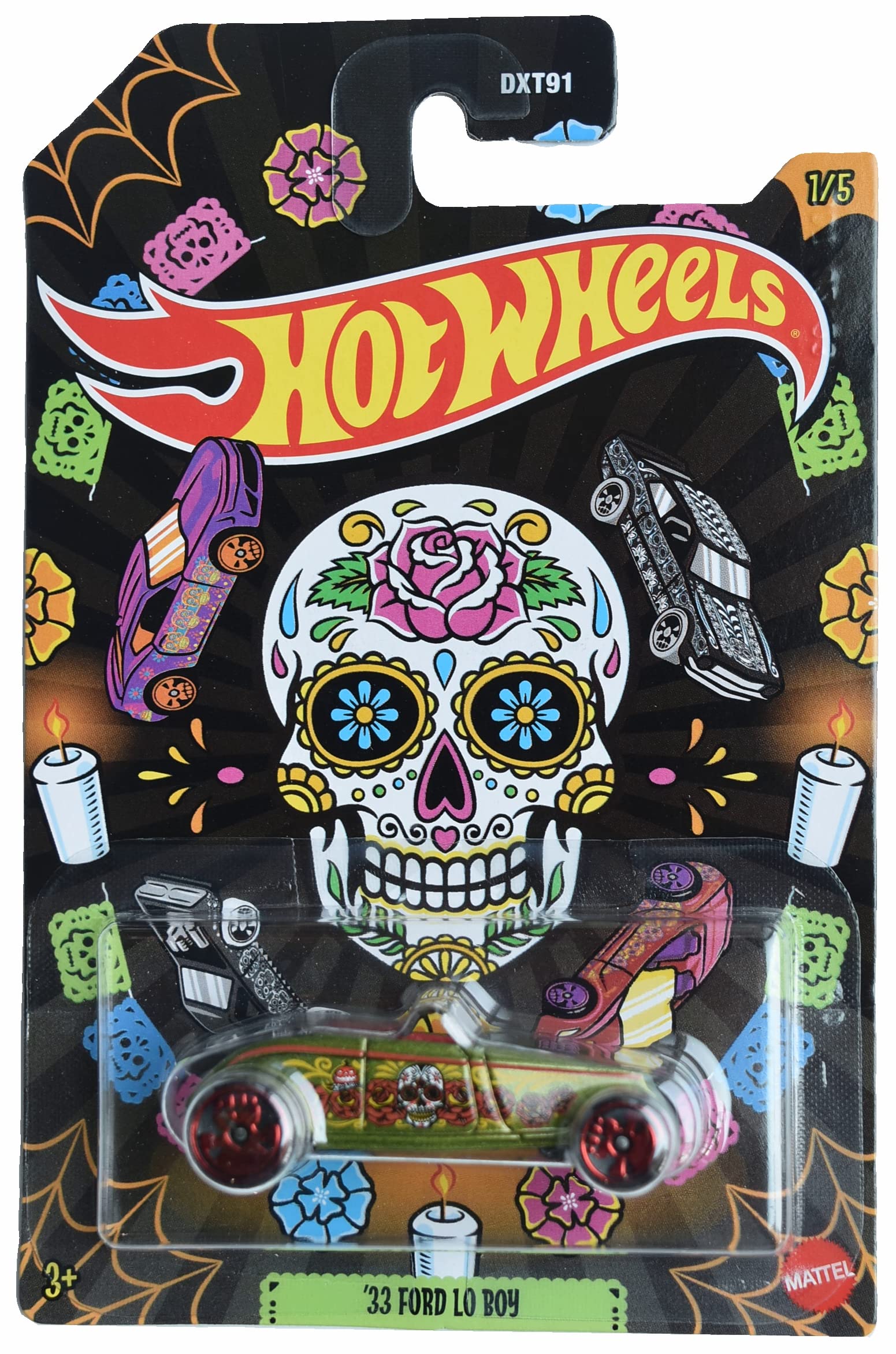 Hot Wheels '33 Ford Lo Boy Diecast Car - Halloween 2023 Limited Edition Collectible Toy for Kids & Adults - Perfect for Display, Gifts & Halloween Decorations