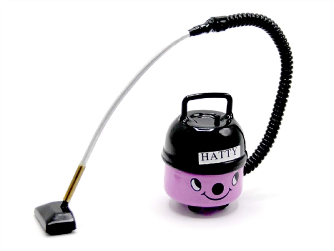 Miniature Pink Vacuum Cleaner for Dollhouse - Modern Cleaning Toy Accessory | Perfect for Kids Pretend Play, Dollhouse Decor & Collectible Miniatures