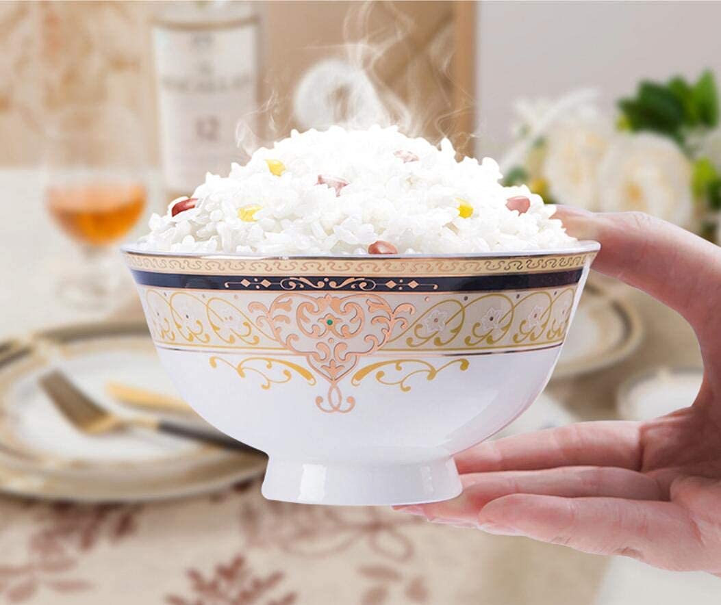 60-Piece Porcelain Dinnerware Set - European Style Elegant Bone China Plates & Bowls, Service for 8-10 - Perfect for Formal Dining, Wedding Registry & Holiday Entertaining