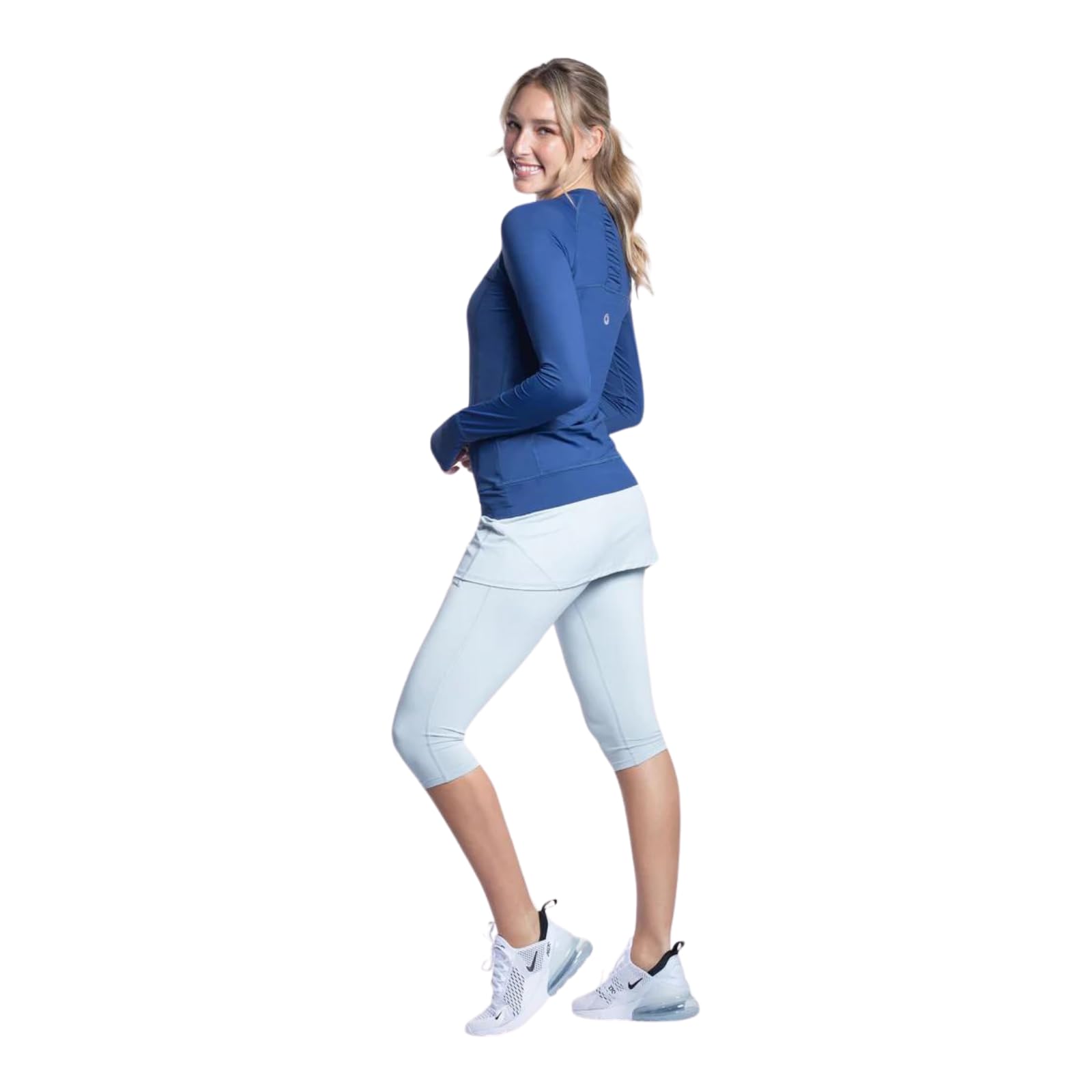 Women's UPF 50+ Sun Protection Active Pullover Hoodie - Lightweight Quick-Dry Workout Shirt for Running, Hiking & Outdoor Sports