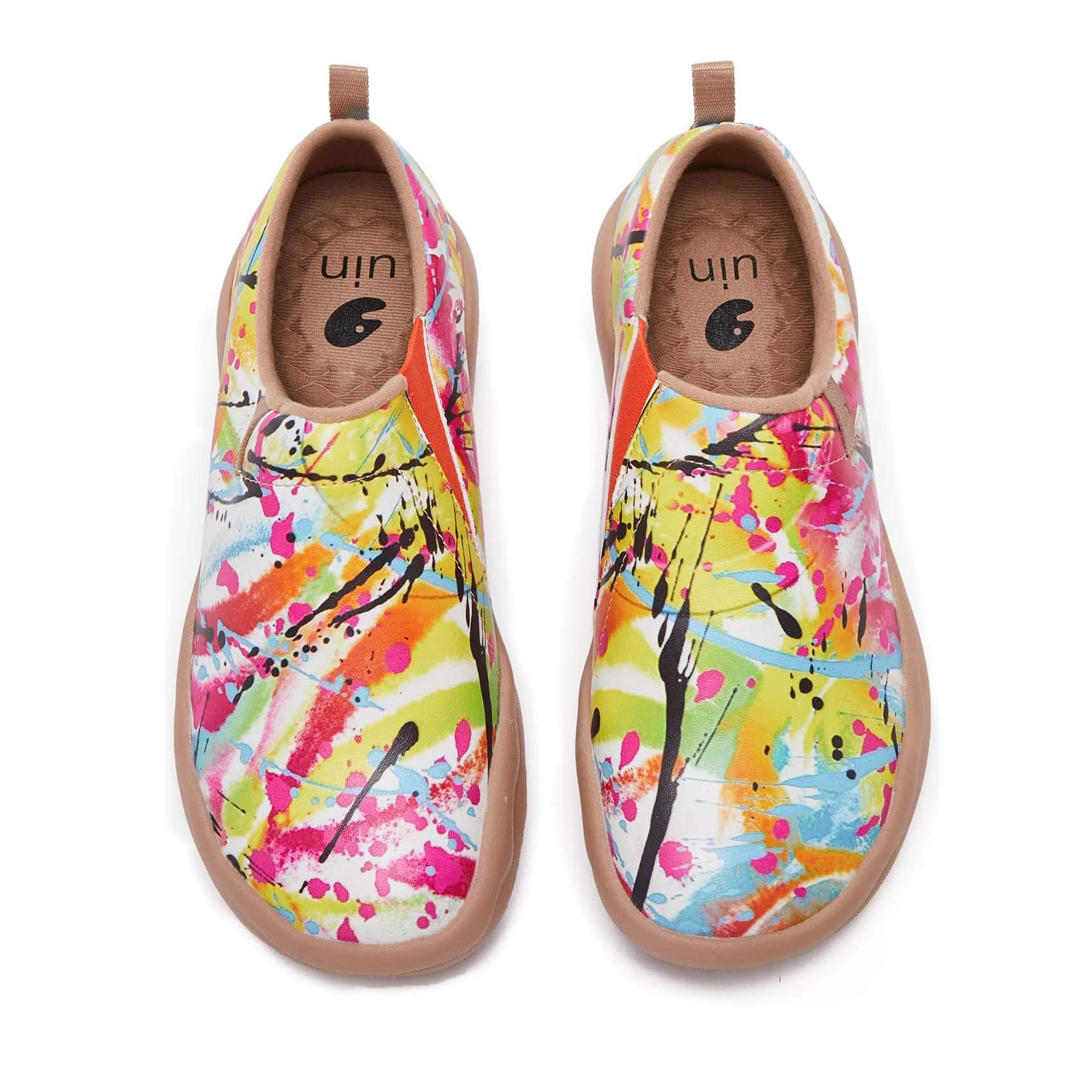 UIN Women's Slip-On Walking Shoes - Lightweight Travel Loafers with Microfiber Upper - Comfortable Casual Sneakers for Walking, Travel & Everyday Wear