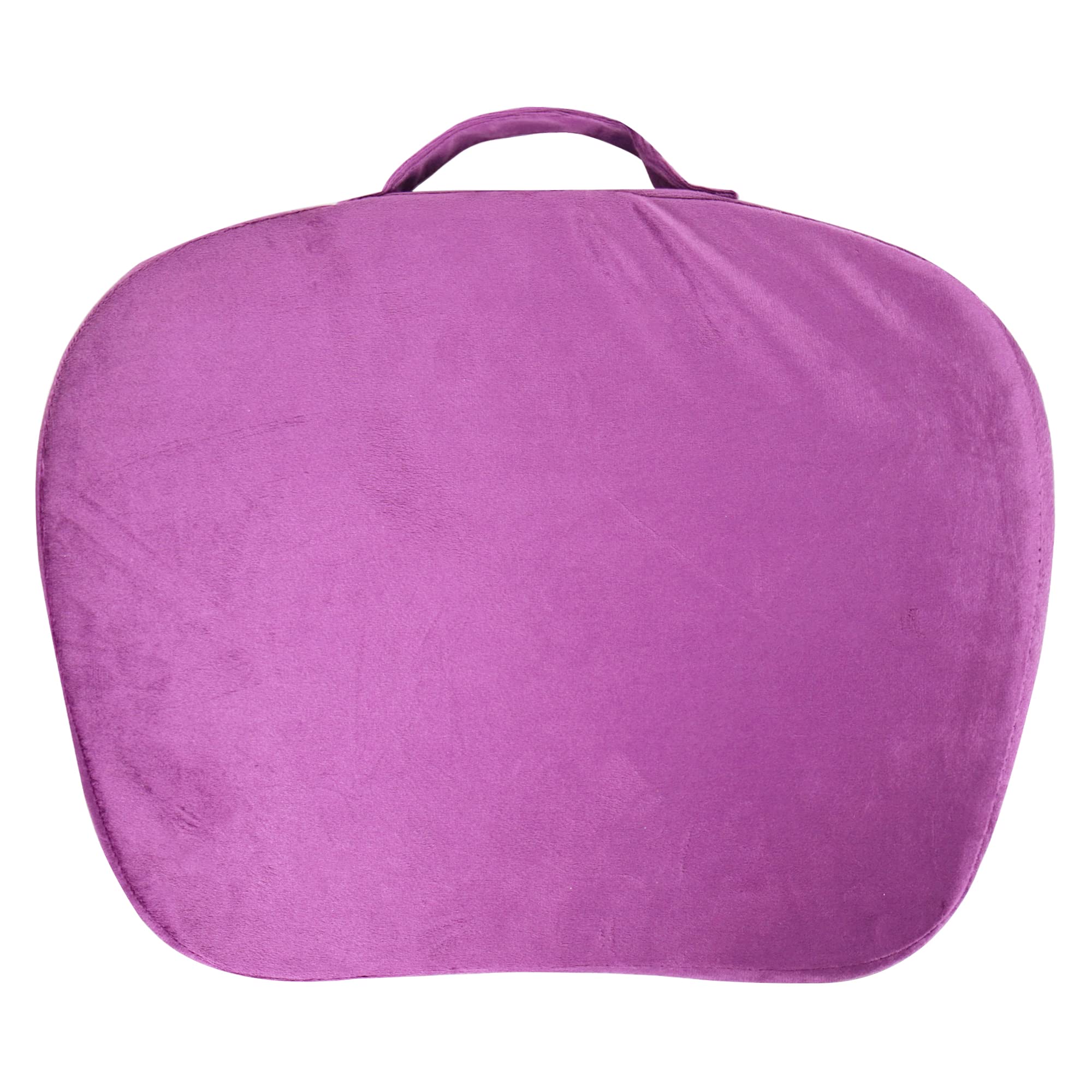 Portable Lap Desk with Pillow Cushion for Laptop - Adjustable Laptop Stand for 15.6 Inch Notebook, Tablet & Books - Lightweight Home Office & Student Study Desk (Purple Flower Design) - Perfect for Working in Bed, Couch or Outdoor Use