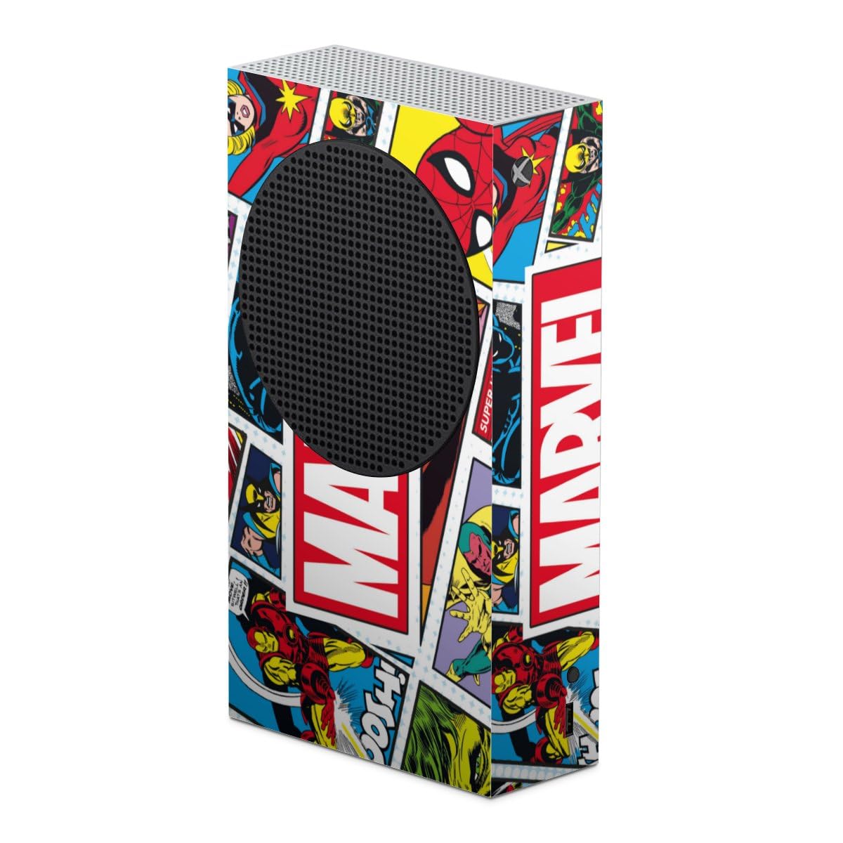Marvel Comic Sticker Skin for Microsoft Xbox Series S - Protective Vinyl Decal with Custom Design - Perfect for Gaming Setups & Personalizing Your Console