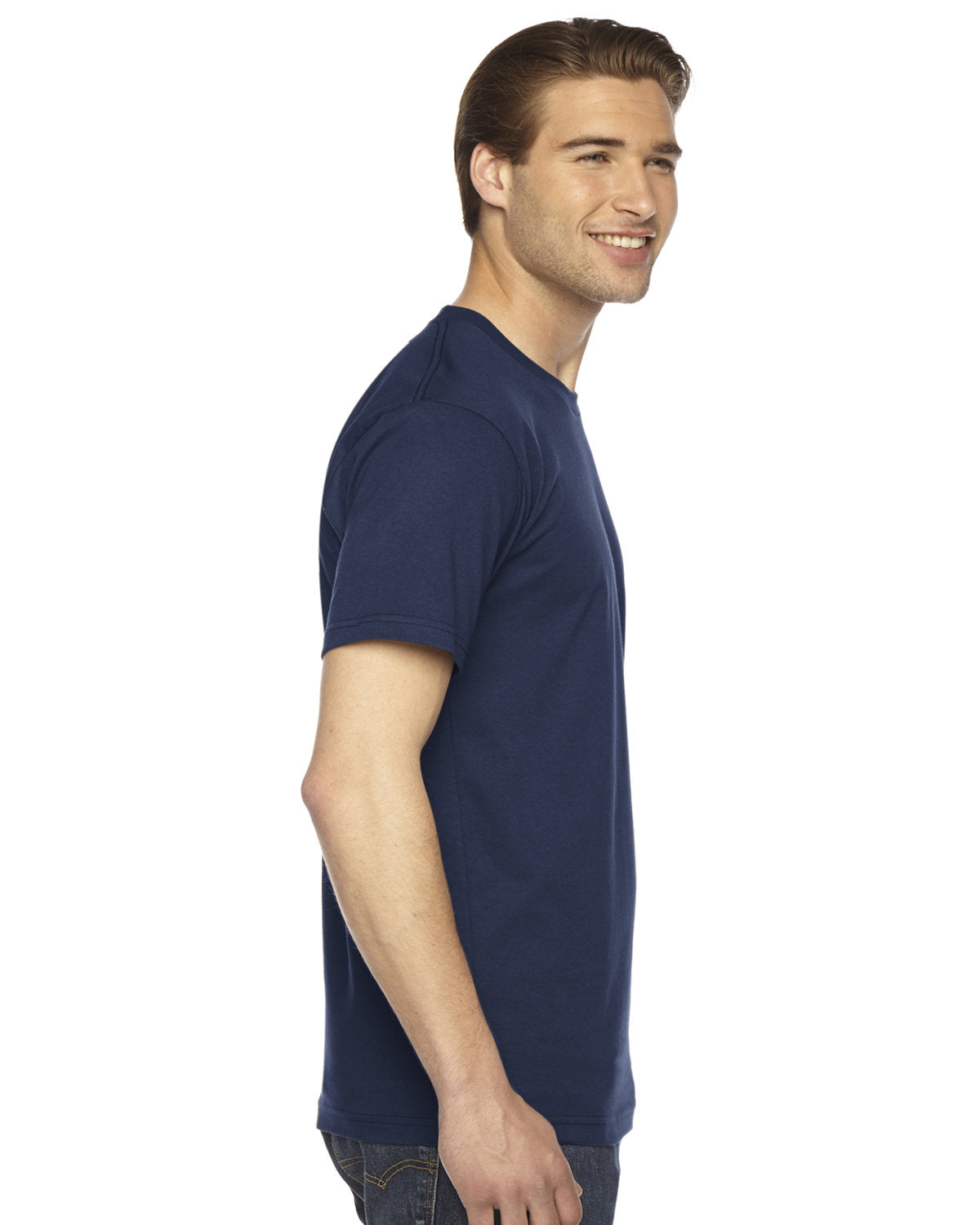 American Apparel 2001W Unisex Fine Jersey Short Sleeve T-Shirt - Soft Cotton Tee for Men & Women - Perfect for Casual Wear, Gym, and Everyday Outfits