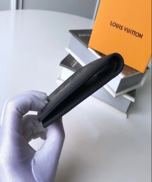 Louis Vuitton Fall Winter 2018 Multiple Wallet in Dark Infinity Leather - Perfect for Everyday Use & Luxury Gift Giving