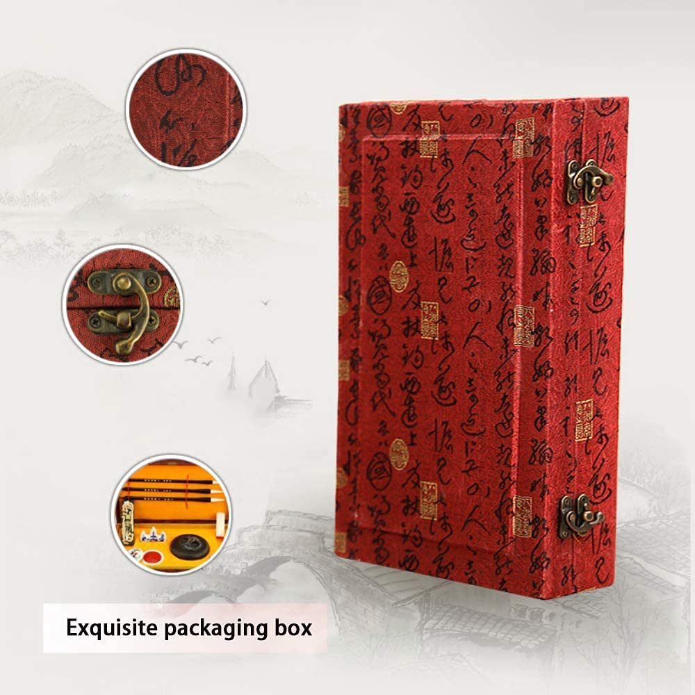 Chinese Calligraphy Brush Pens Set - Traditional Watercolor & Drawing Calligraphy Supplies for Beginners - Perfect Gift for Students - Ideal for Calligraphy Practice, Art Projects, and Creative Lettering