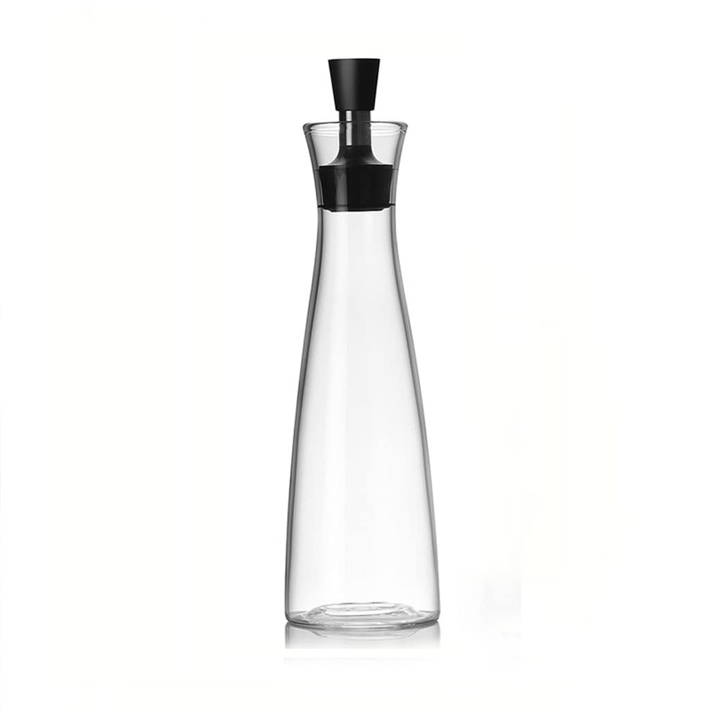 Borosilicate Glass Oil Dispenser Bottle - 500ml Leak-Proof Kitchen Oil & Vinegar Container, Soy Sauce Pot for Cooking, Salad Dressing, Seasoning (Transparent) - Perfect for Home Kitchen, Restaurant & Food Prep