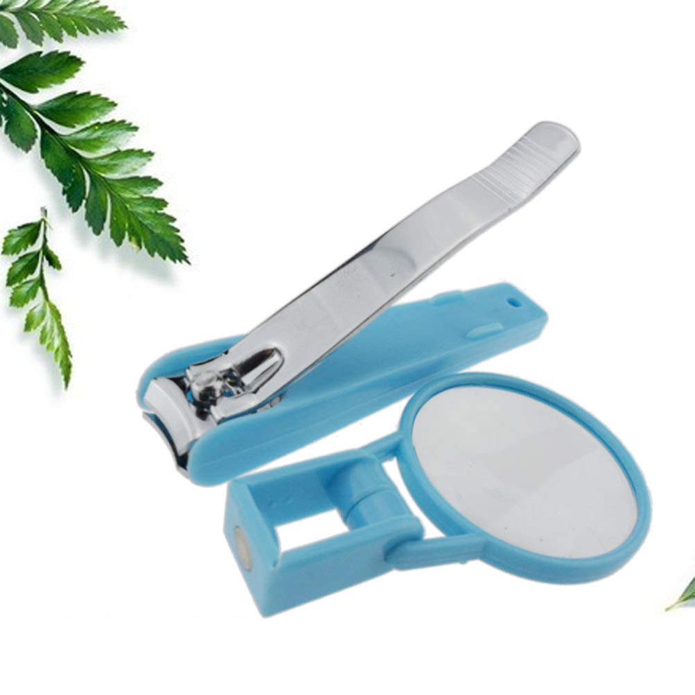 **Professional Nail Scissors & Clipper Set with Magnifying Glass - Safe Baby, Elderly & Children Nail Trimmer - Precise Fingernail & Toenail Cutter for Infants & Seniors - Perfect for Home, Travel & Salon Use**