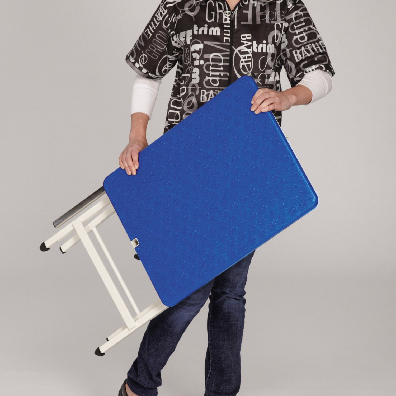 Versa Competition Table - Professional Grade Blue Folding Table for Home, Office, Events & Outdoor Use