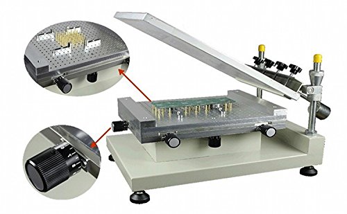 GOWE High Precision Solder Paste Printer - Manual Stencil Printer for PCB Assembly | Perfect for DIY Electronics, Circuit Board Repair & SMT Prototyping