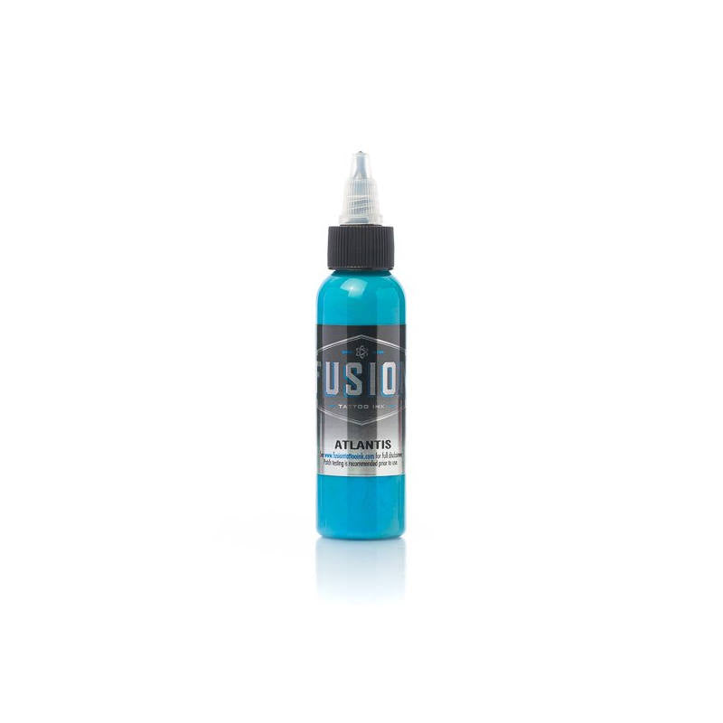 Premium Fusion Atlantis Ink - 1oz Bottle for Tattoo Artists & Calligraphy - High-Quality, Vibrant Colors for Professional & DIY Use