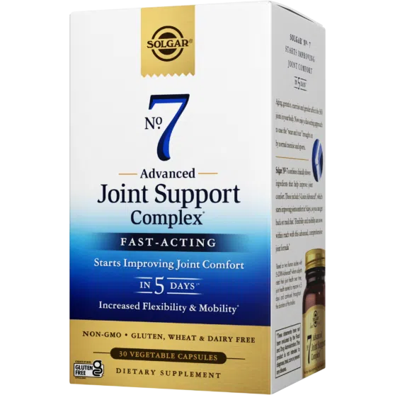Solgar No.7 Advanced Joint Support Complex - Glucosamine, Chondroitin & MSM Supplement for Joint Health & Mobility - Supports Active Lifestyle & Exercise Recovery