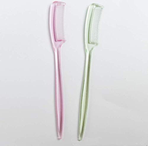 20PCS 3.5 Inch Plastic Mini Eyelash Comb & Eyebrow Brush - Mascara Separator Tool for Lash & Brow Makeup (Random Colors) - Perfect for Salon, Home Use & Travel Makeup Kit