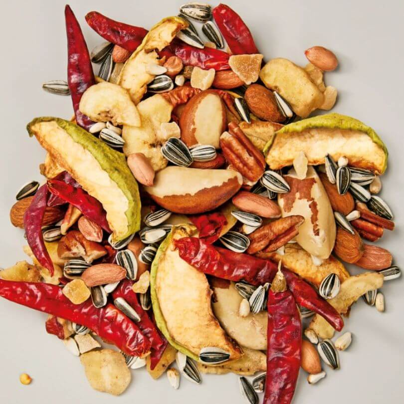 Whistler Exotic Large Parrot Treat Mix 450g - Premium Bird Food for Macaws, Cockatoos & African Greys - Perfect for Training, Bonding & Enrichment Activities
