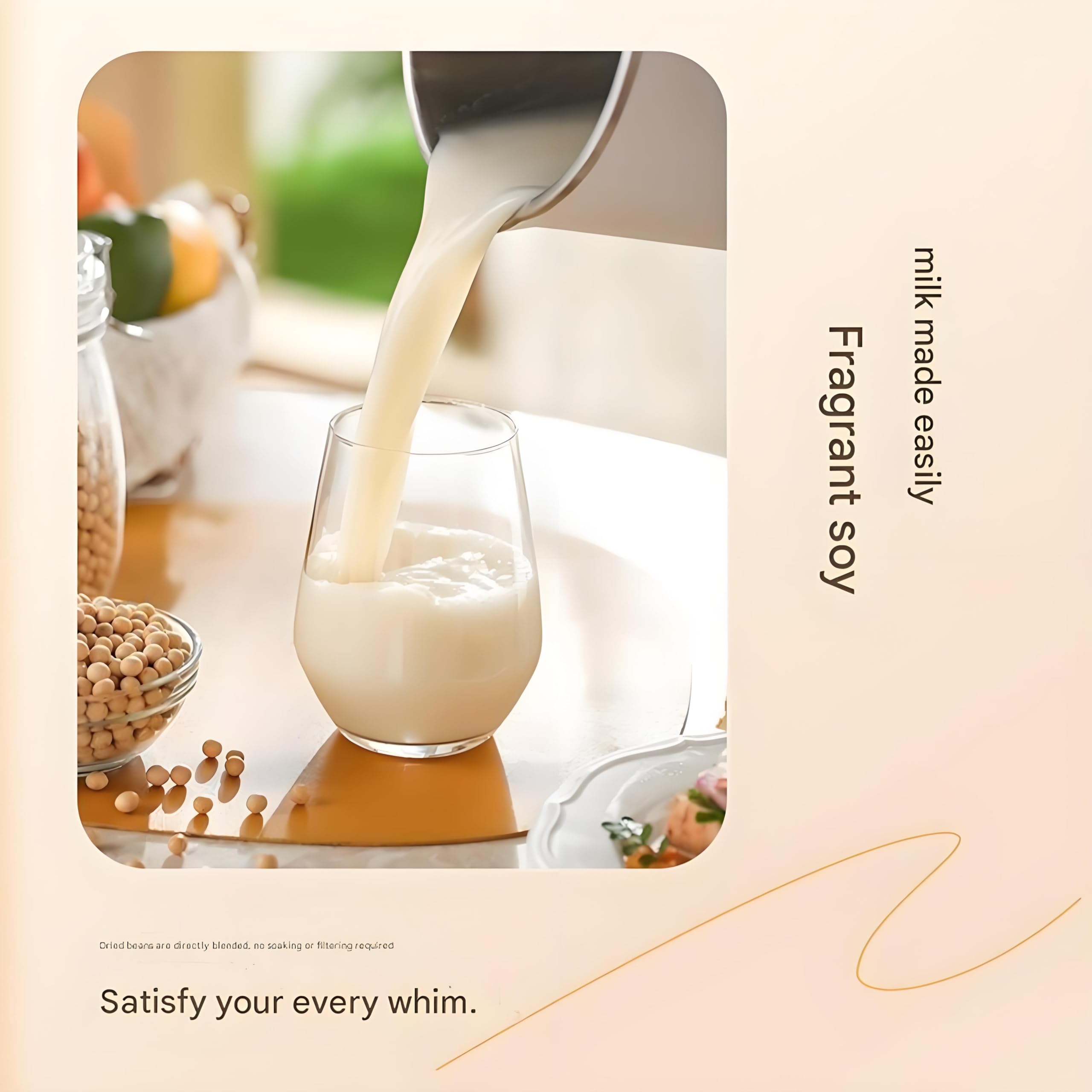 **Mylk Nut Milk Maker Machine - No Straining, Multifunctional Plant Milk Maker for Almond, Soy, Oat Milk - Glass Blender & Wall Breaker - Perfect for Homemade Vegan Milk, Smoothies & Healthy Drinks**