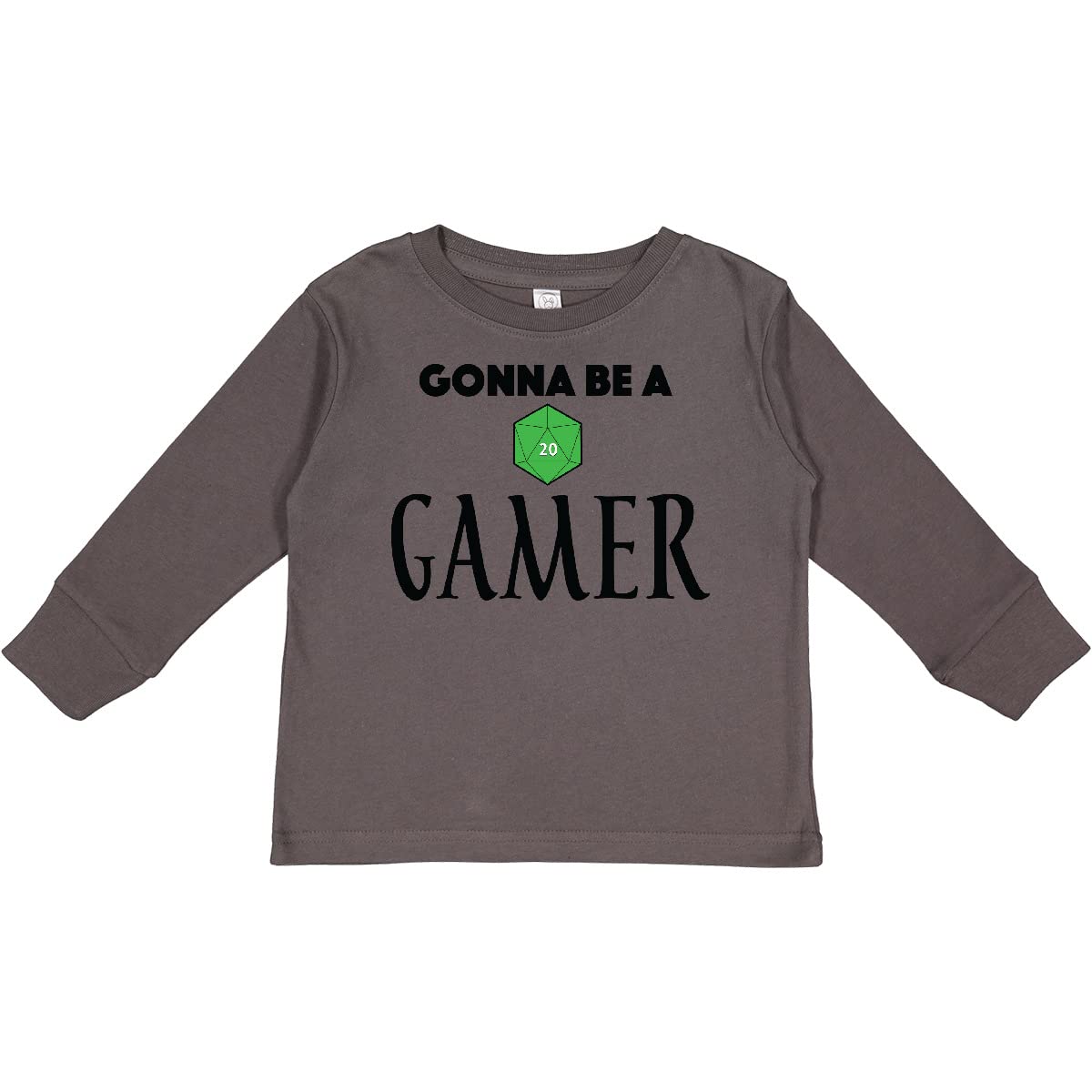 Inktastic Gonna Be a Gamer Toddler Long Sleeve T-Shirt - Cute Gaming Graphic Tee for Baby Boys & Girls - Soft Cotton Shirt for Playtime & Family Outings