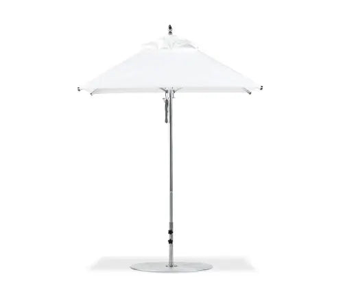 6.5 ft Square Commercial Patio Umbrella - Heavy Duty Outdoor Market Umbrella for Restaurant, Poolside, Beach & Garden Use