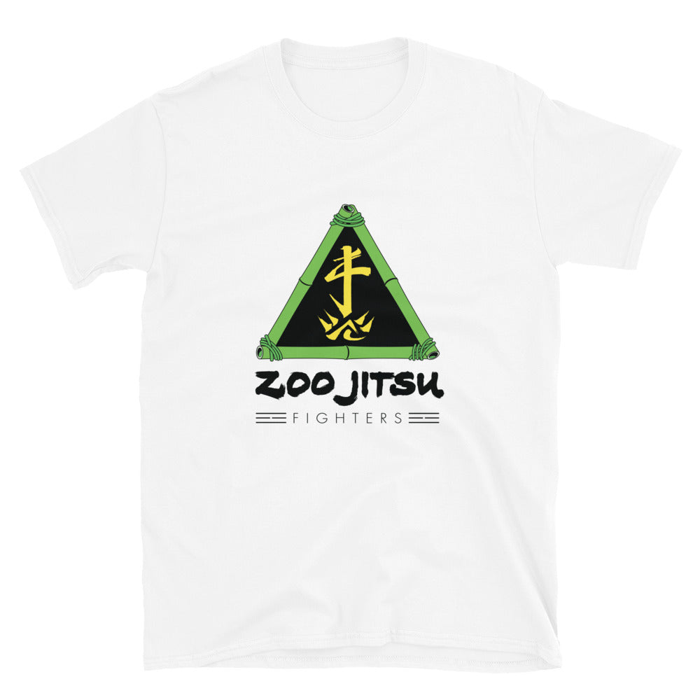 Zoo Jitsu Fighters Logo Short Sleeve Unisex T-Shirt | Funny Martial Arts Graphic Tee for Men & Women | Perfect for Training, Gyms & Casual Wear