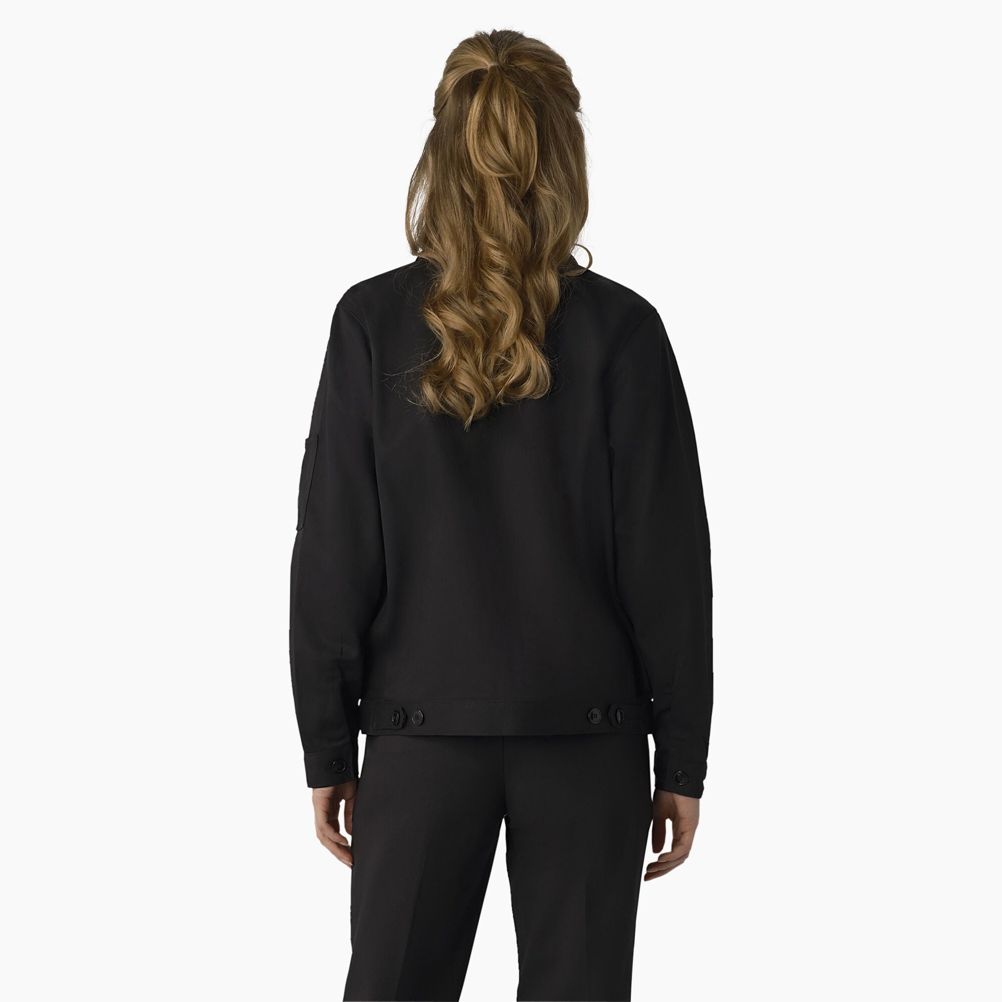 Dickies Women's Unlined Eisenhower Jacket - Classic Workwear Style for Casual & Professional Wear | Durable Cotton Twill Fabric | Perfect for Office, Outdoor & Everyday Use