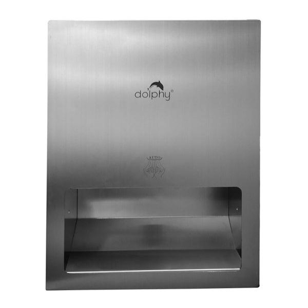 Dolphy 1350W High-Speed Recessed Hand Dryer - Commercial & Public Restroom Use