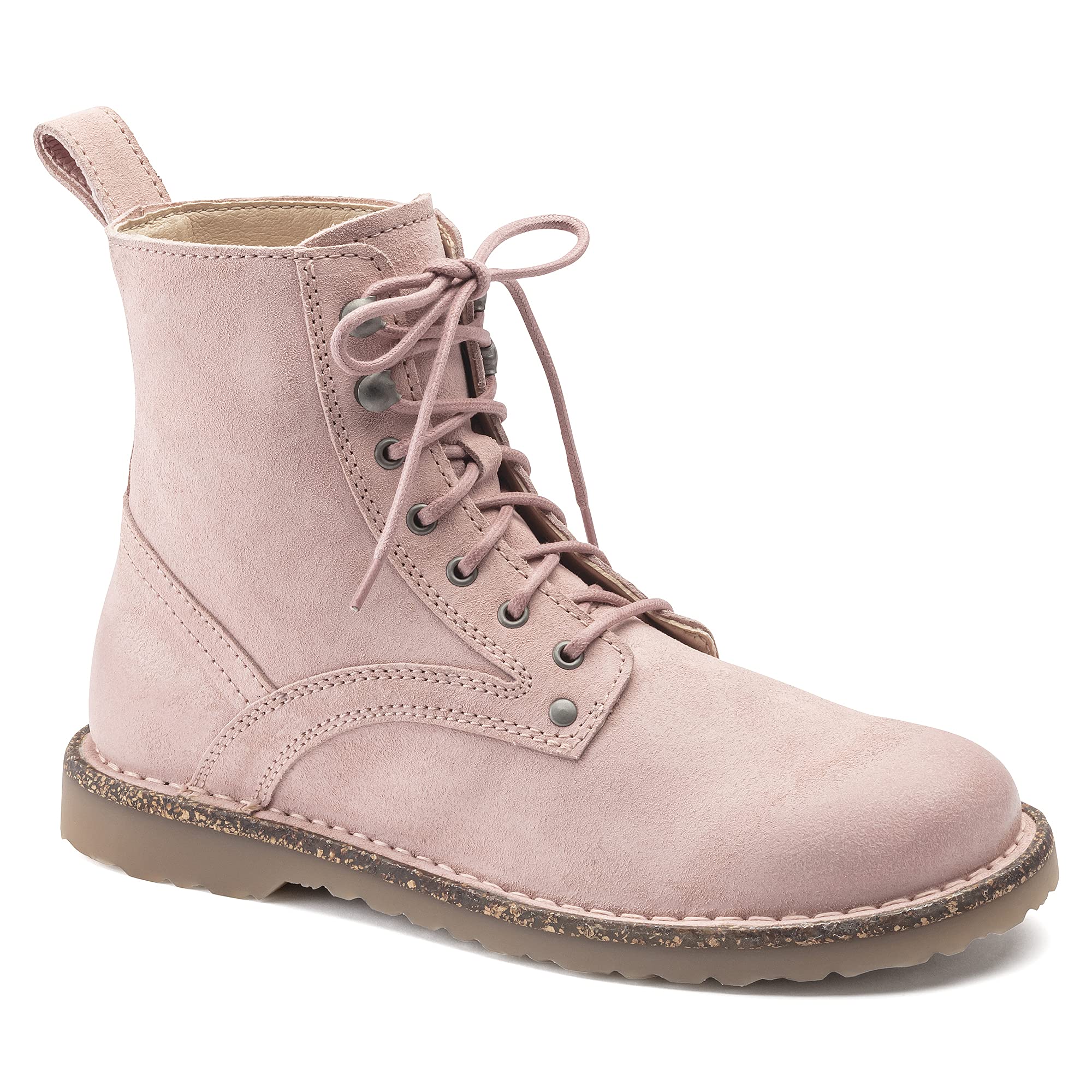 Birkenstock Women's Bryson Combat Boots - Soft Pink, Size 10 Medium US - Stylish & Comfortable Ankle Boots for Casual Outfits & Everyday Wear