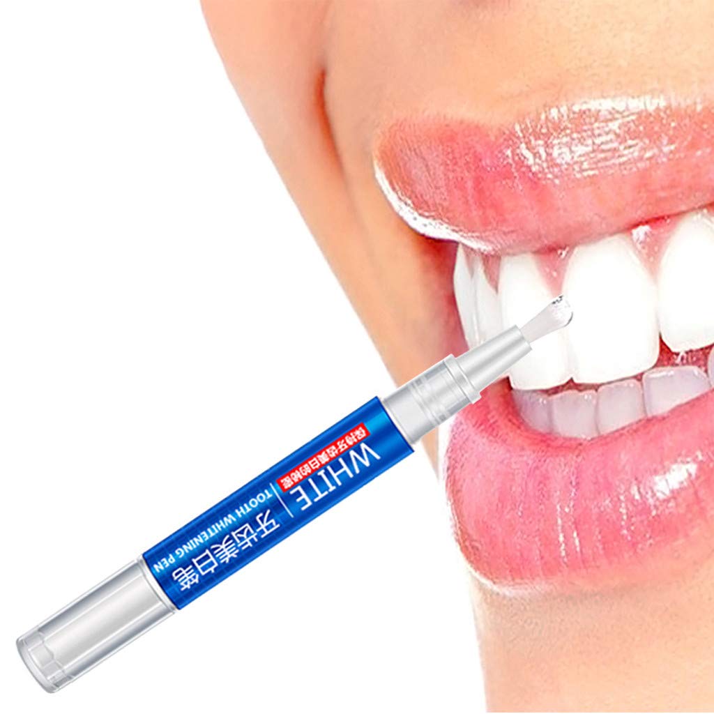 Teeth Whitening Pen with Gel - Stain Remover & Intensive Cleaning for Brighter Smile - Mint Flavor (1 Pack) - Perfect for Travel, Home Use & Quick Touch-Ups