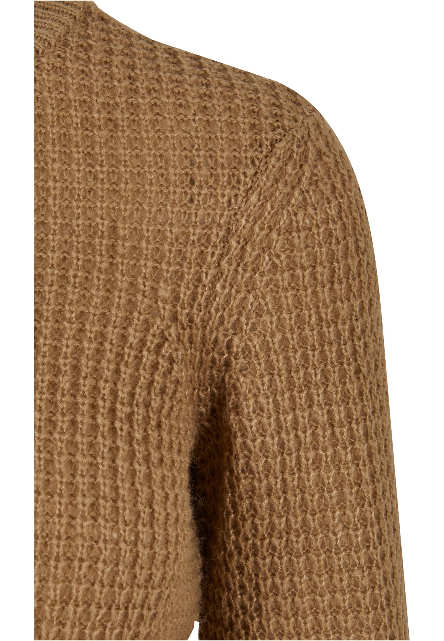 Urban Classics Women's Short Waffle Knit Sweater - Soft Casual Pullover for Women - Perfect for Fall Layering, Coffee Dates & Weekend Outings