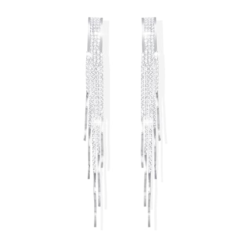 D3：silver tassel earrings