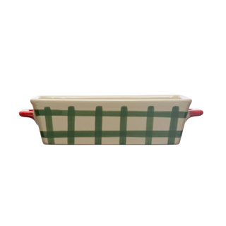 Oh So Merry Hand Painted Stoneware Baker - Premium Ceramic Baking Dish for Casseroles, Pies & Desserts | Perfect for Holiday Baking, Family Dinners & Gift Giving