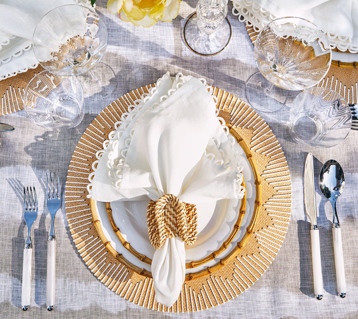 Premium Dream Weaver Placemats Set of 4 - Waterproof & Heat-Resistant Table Mats for Dining, Kitchen, and Party Decor - Elegant Home Decor Accessories for Everyday Use and Special Occasions
