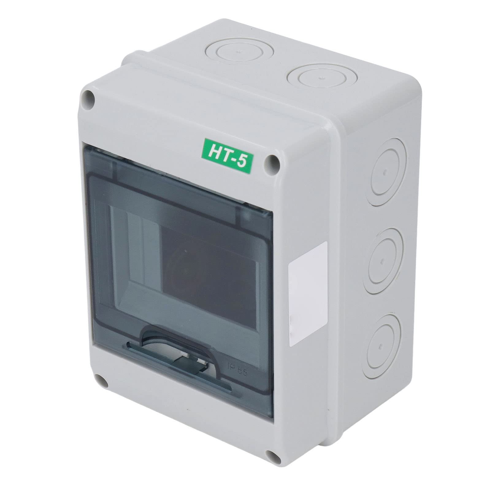 Waterproof ABS IP65 Circuit Breaker Box with Distribution Protection - Rail Mount for Home Electrical Safety | Indoor & Outdoor Use for Power Distribution Panels