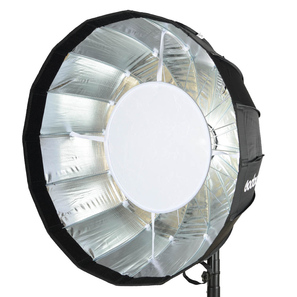 Godox AD S65S 65cm Portable Parabolic Softbox with Silver Interior - Professional Photography Lighting for Studio, Portrait & Product Shots