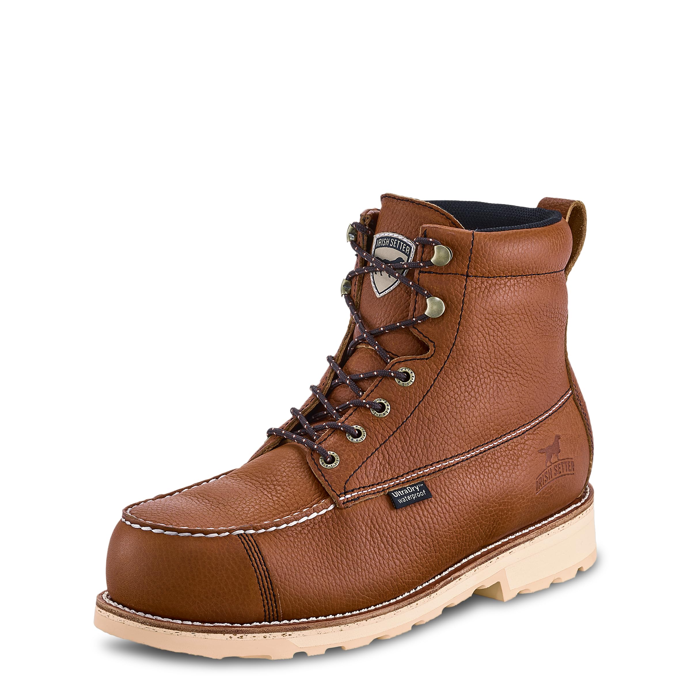 Irish Setter Wingshooter ST Men's 6 Inch Waterproof Work Boots with Non-Metallic Safety Toe - Durable Hunting & Outdoor Work Footwear for Harsh Conditions