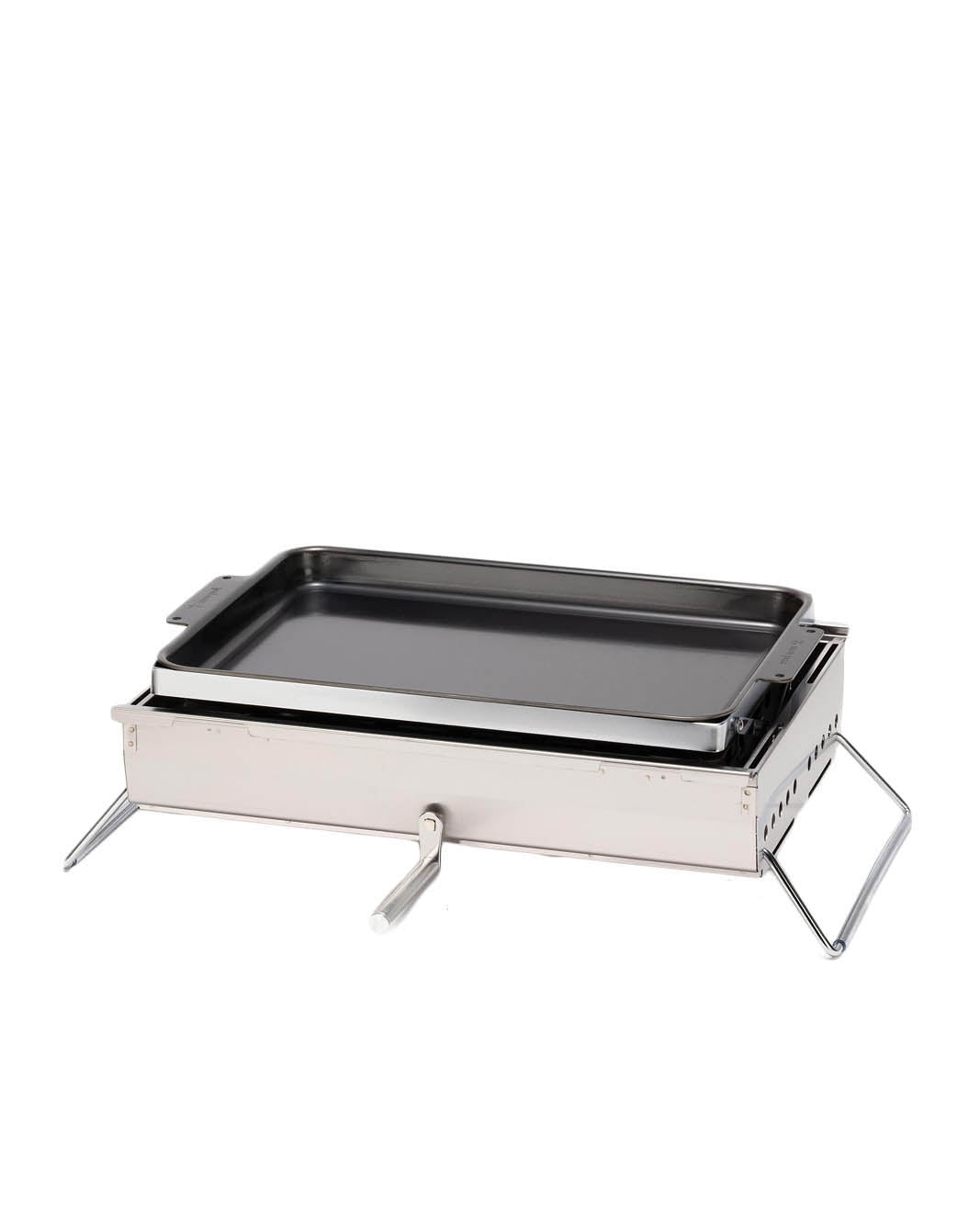 Large BBQ Box CK 160 - Premium Stainless Steel Charcoal Grill for Outdoor Cooking, Camping & Backyard Parties - Perfect for Grilling, Smoking & BBQ Events