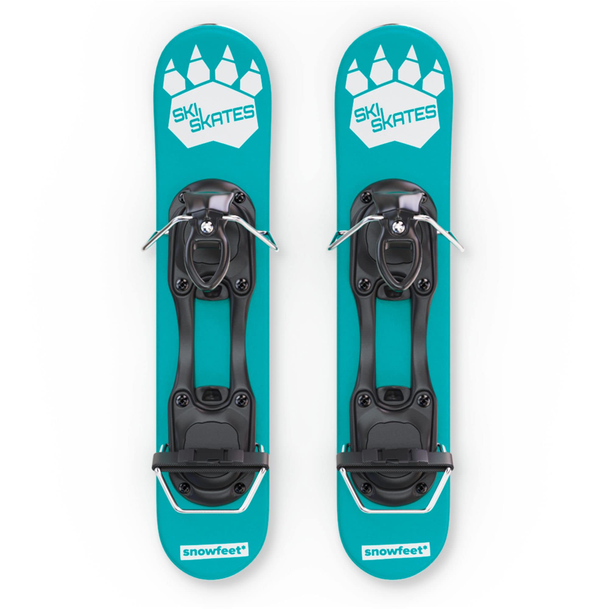 Mini Ski Skates for Snow - Shortest Skiboards & Snowblades | Ice Skating Skis for Winter Sports | Perfect for Snow Parks, Backyard Fun & Mountain Adventures