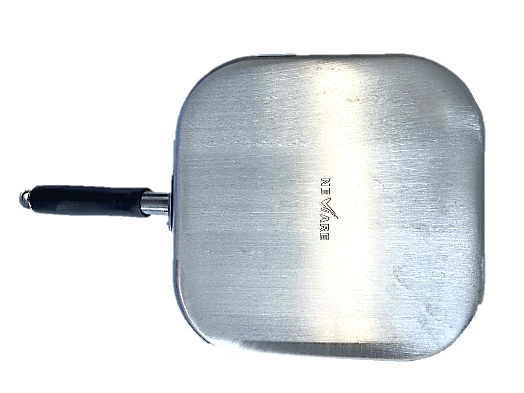 Nonstick 11x11 Square Griddle Pan - 2 Pack for Gas Stoves (Not for Electric Stoves) - Perfect for Pancakes, Eggs & Grilled Cheese Sandwiches