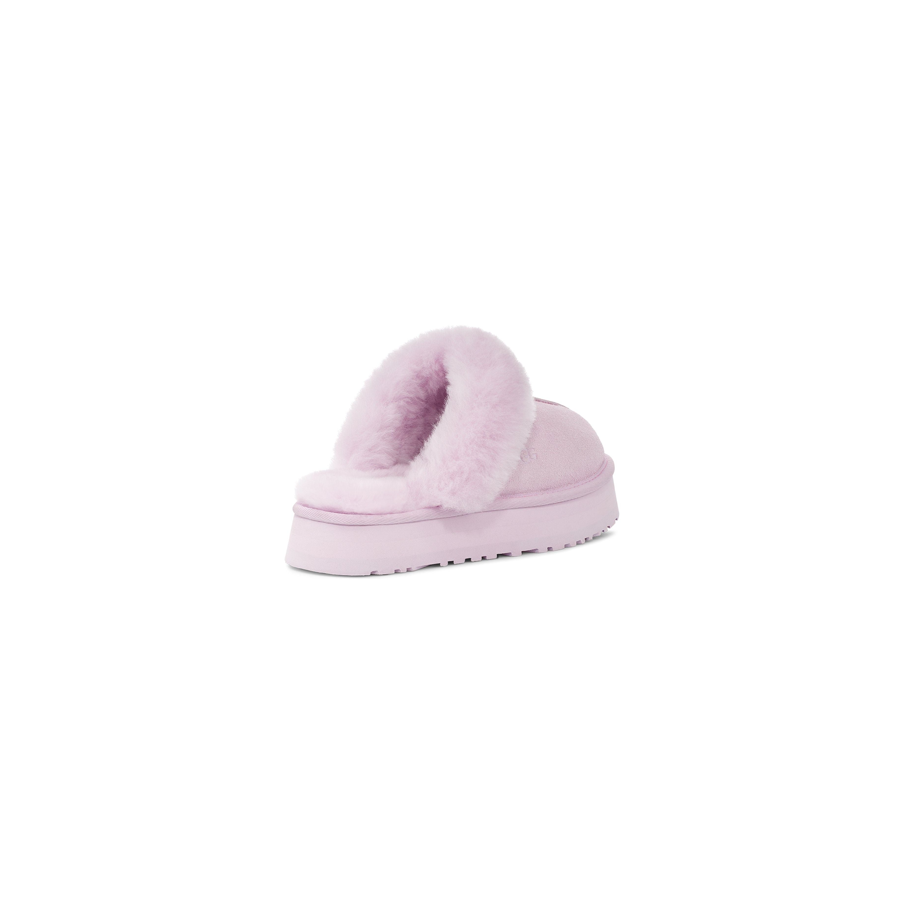 UGG Women's Disquette Platform Slippers in Lavender Fog - Cozy House Shoes for Winter Indoor & Outdoor Wear