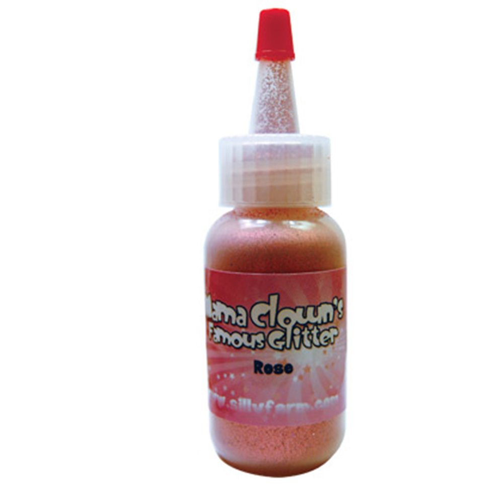 Mama Clown Rose Pink Glitter (1 oz) - Premium Cosmetic Glitter for Face, Body & Nail Art - Perfect for Halloween, Costume Parties & Festival Makeup