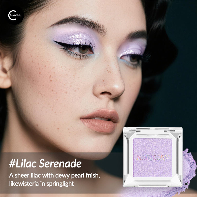 NOIRICORN Lulicore Duochrome Eyeshadow Palette - Lilac Serenade Shimmer & Glitter Makeup for Day & Night Looks - Perfect for Parties, Date Nights & Special Occasions