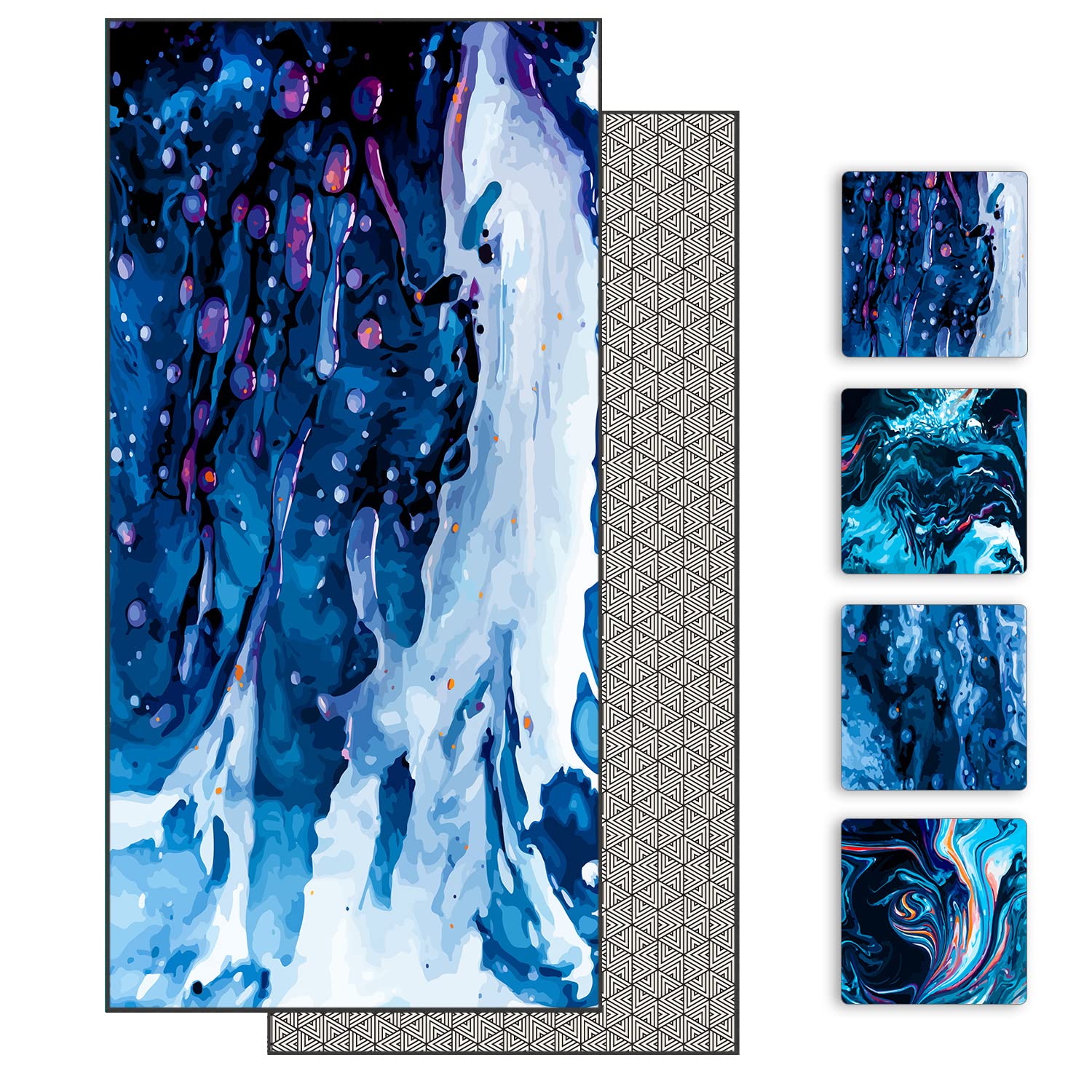**DARCHEN Oversized Quick Dry Microfiber Beach Towel - Sand Free, Ultra Absorbent & Lightweight (XL 70x35, L 63x31.5) for Adults & Kids - Perfect for Swimming, Poolside Lounging & Travel**