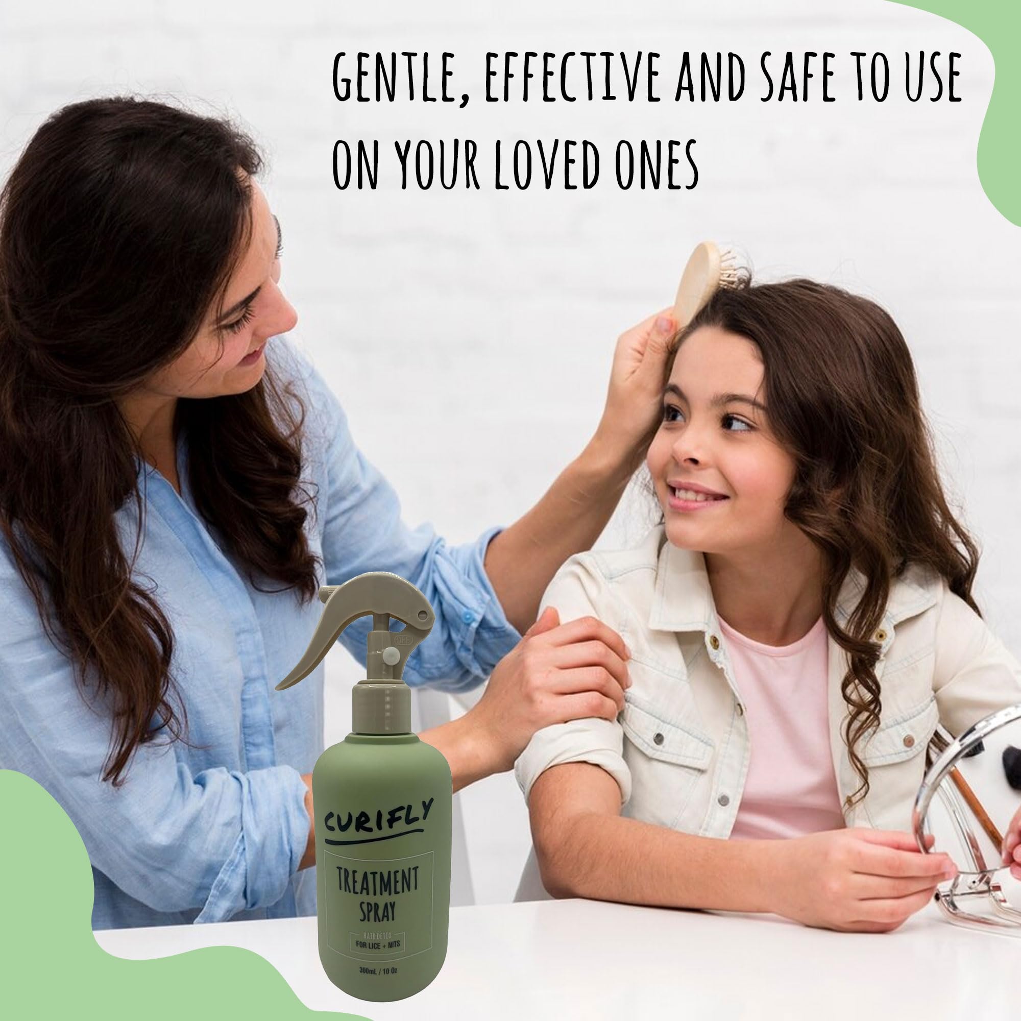 Natural Lice Treatment Spray for Kids & Adults - Fast & Effective Head Lice & Egg Removal | Safe, Chemical-Free Solution for Home & School Use