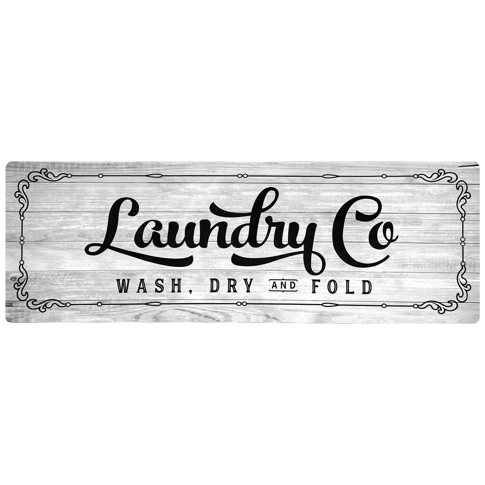 KOZYFLY Non-Slip Washable Laundry Room Rug Runner 20