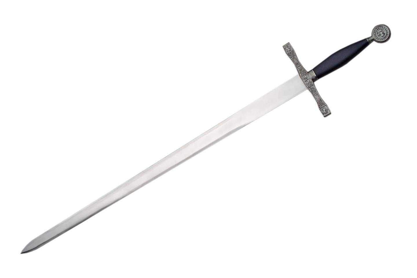 Excalibur Sword Replica - King Arthur Legendary Black Medieval Sword for Cosplay, Collectors & Home Decor | SZCO Supplies