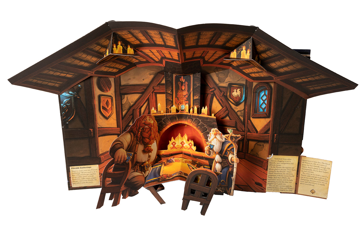 Hearthstone Pop-Up Book - Official Collectible Game Art & Interactive Scenes | Perfect for Fans, Gift Ideas & Tabletop Decor