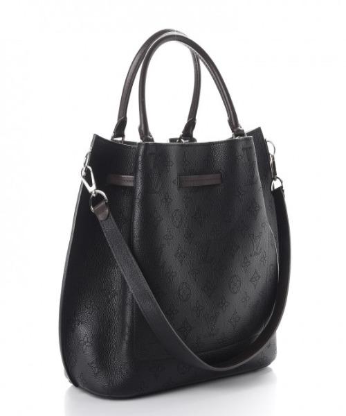 Louis Vuitton Girolata Mahina Noir Leather Handbag for Women - Luxury Designer Tote Bag with Leather Strap - Perfect for Work, Travel & Everyday Use