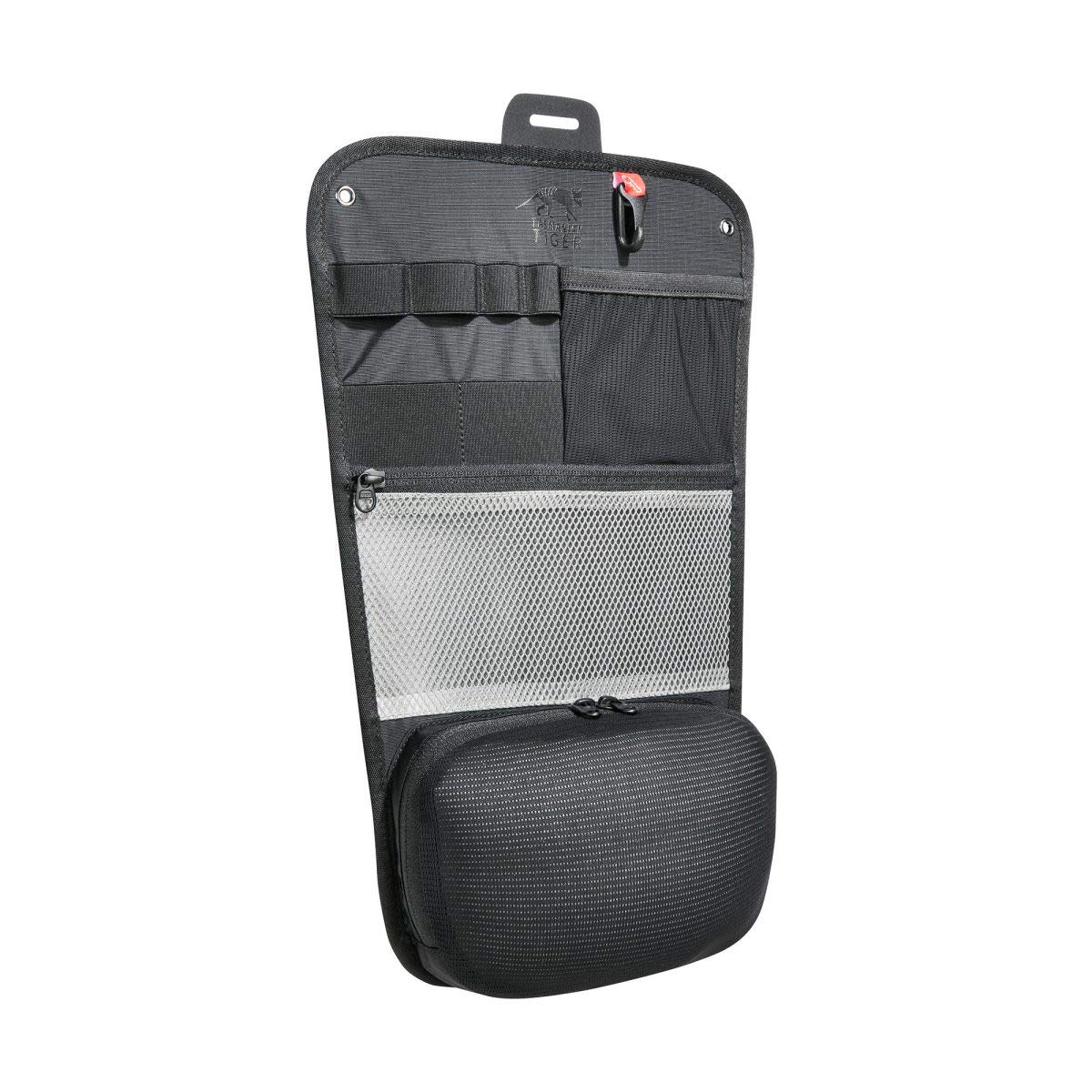 Tasmanian Tiger Organizer Panel - Black Tactical MOLLE Pouch for Gear Storage | Perfect for Hiking, Camping & Military Use