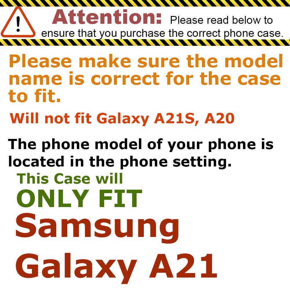 Slim Protective Case for Samsung Galaxy A21 - Shockproof Flexible TPU Cover with Total Guard Design | Perfect for Everyday Use, Travel & Outdoor Activities