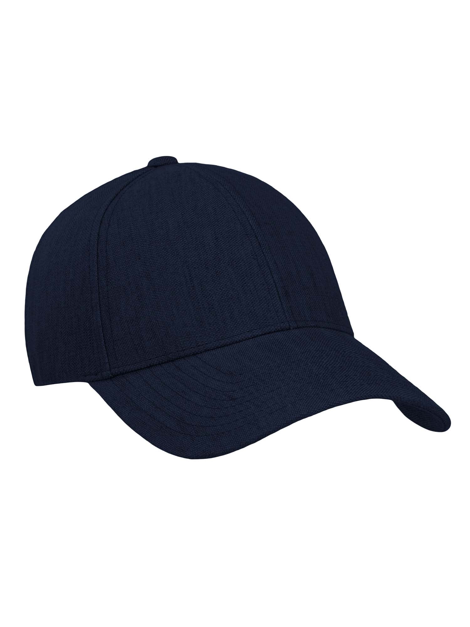 Premium Linen Structured Cap for Men & Women - Deep Sea Navy Blue - Stylish Summer Hat for Outdoor Activities, Beach, Travel & Casual Wear