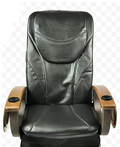 Premium ZKZ Pedicure Chair Cushion with Massage Cover - Black Nail Salon Furniture (Type A) for Spa & Pedicure Services - Comfortable Seating Solution for Professional Nail Technicians