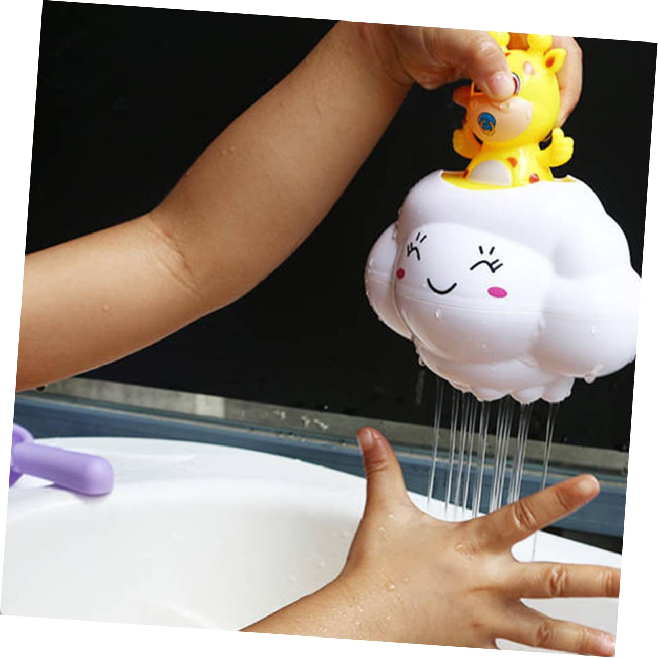 6 Pcs Kids Water Toys - Fun Bath Sprinklers & Swimming Sprayers for Toddlers, Colorful Waterfall Bathing Toys for Pool & Beach Playtime
